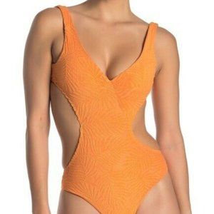 Orange One-Piece Swimsuit